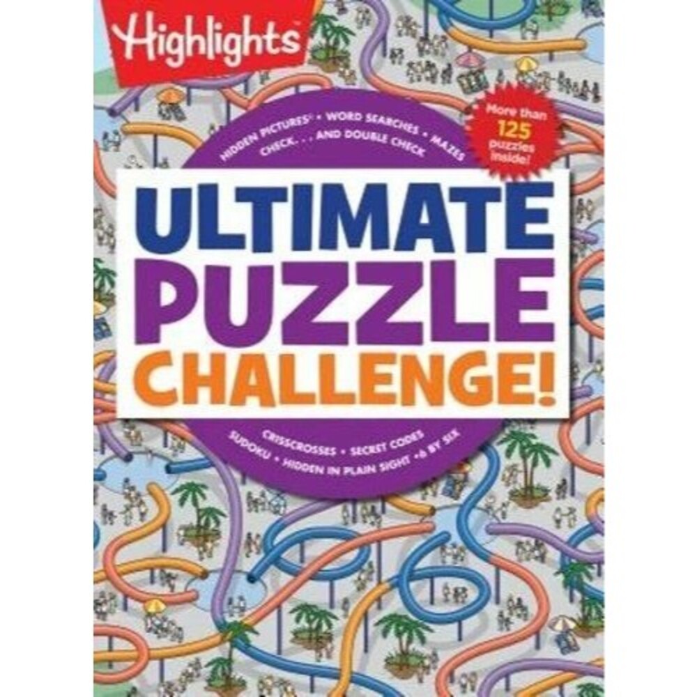 Highlights Ultimate Puzzle Challenge: 125+ Brain Games, Mazes, Brain Teasers